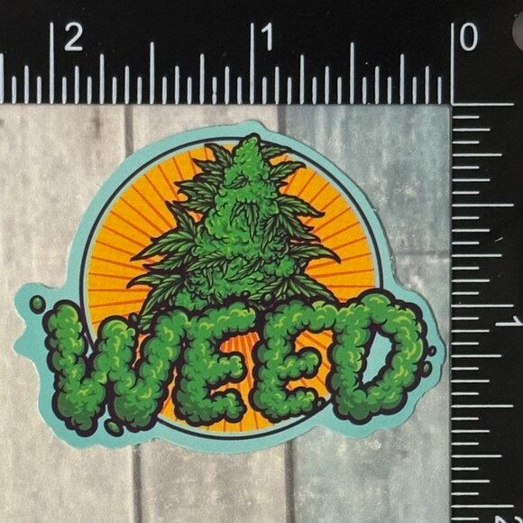 🌀10/$10🌀 Psychedelic 420 Reusable Waterproof Vinyl Sticker Decal - Picture 1 of 1